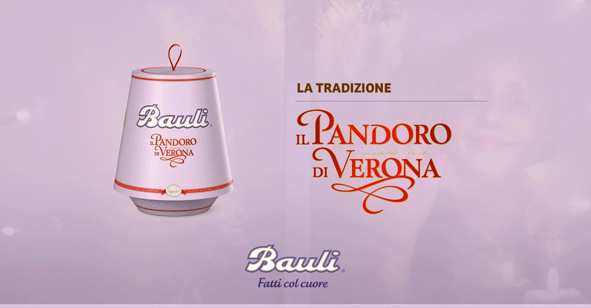 Panettone Pandoro - Bauli 750 gr - FloraNixena - Consegna fiori a domicilio