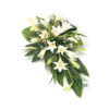 Fascio funebre bianco